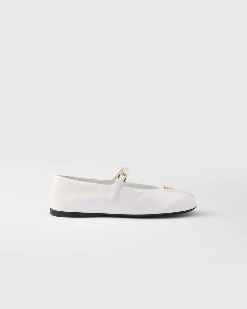 Prada Naplak patent leather ballerinas outlook
