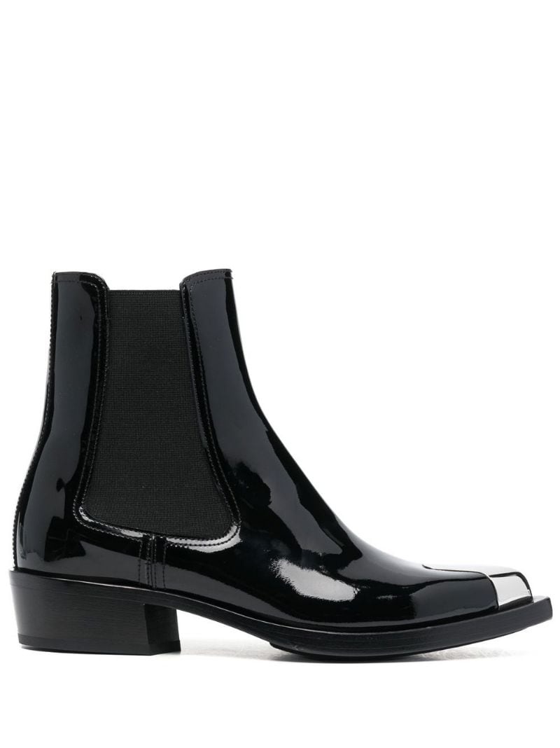 patent ankle boots - 1