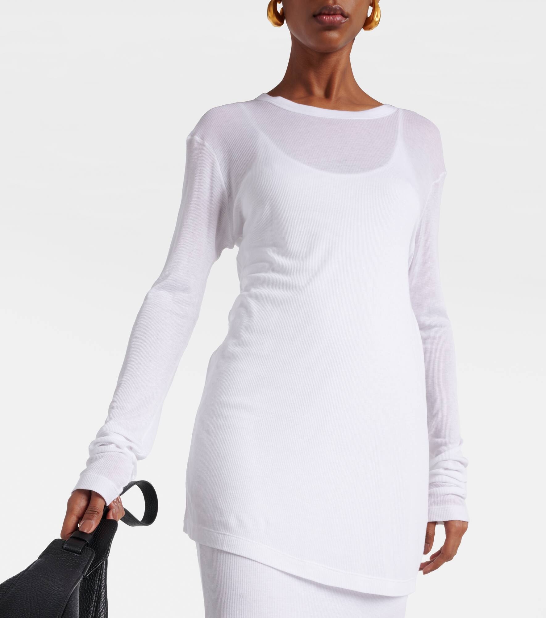 Morton ribbed-knit top - 6