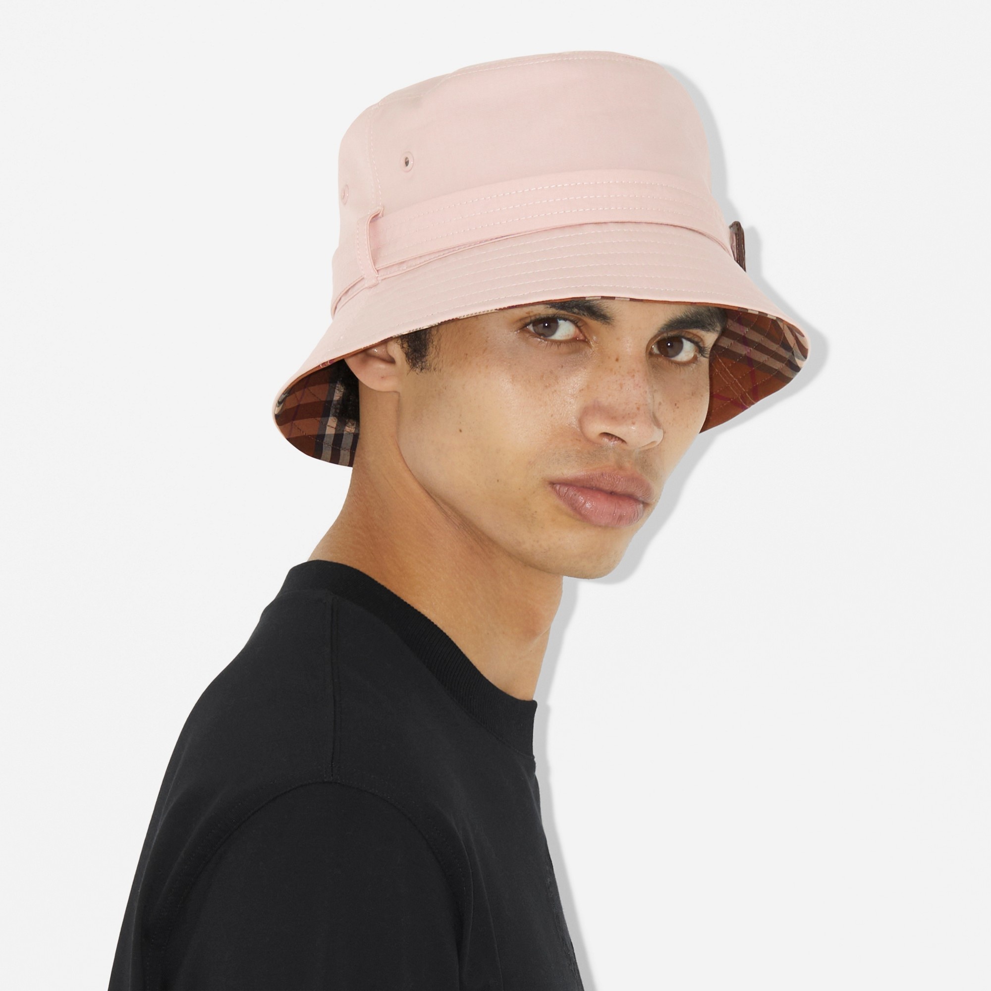 Tropical Gabardine Belted Bucket Hat - 6