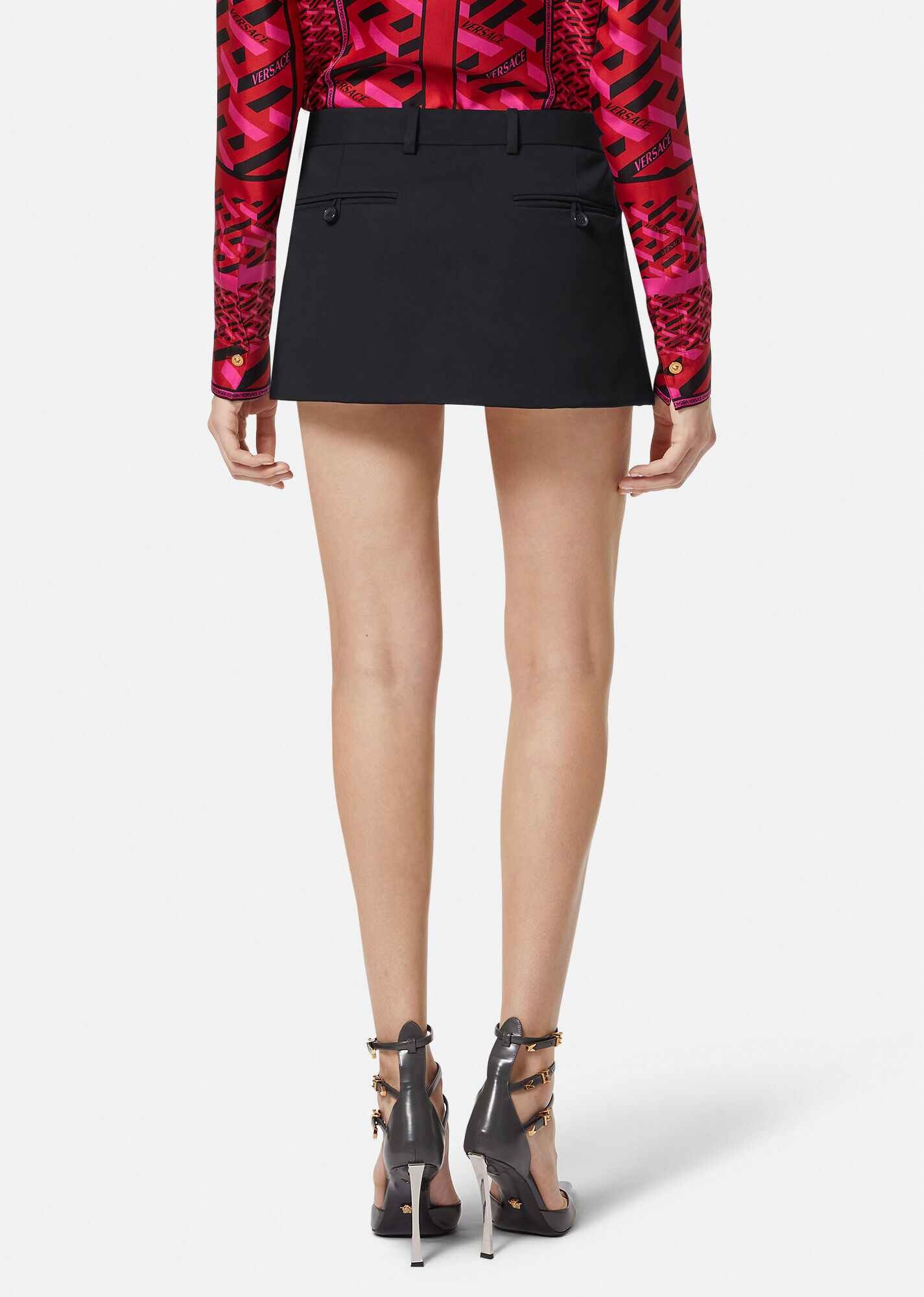 Pleated Mini Skirt - 4
