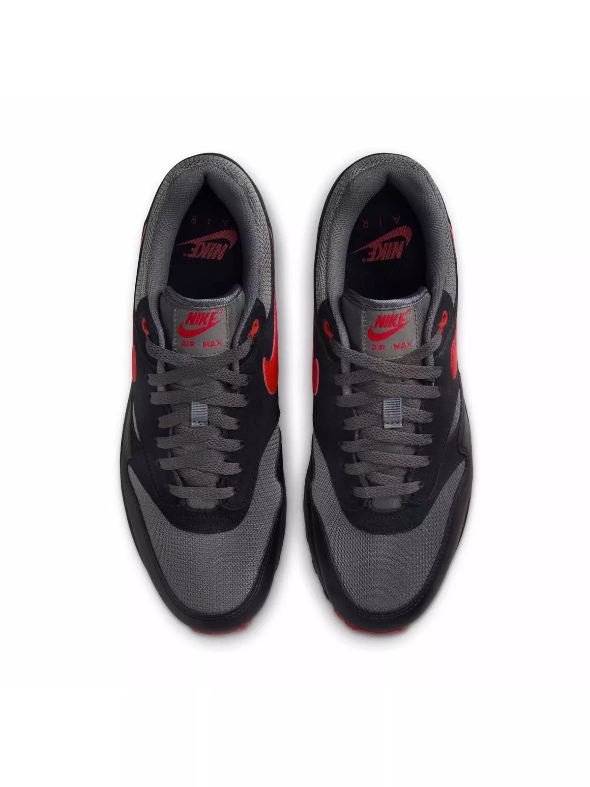 Air Max 1 Essential "Black/Iron Grey/University Red" Men's Shoe - 4