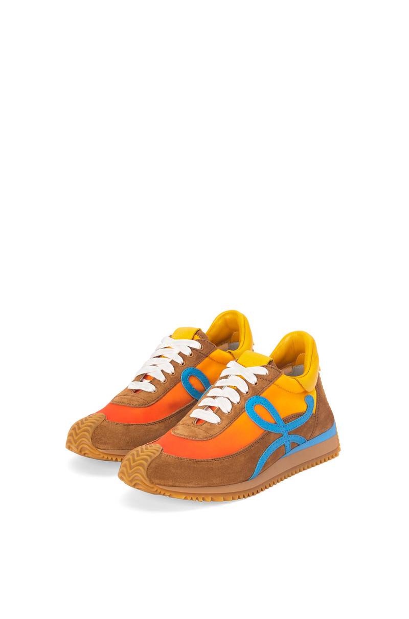 Loewe Flow runner in nylon and suede outlook