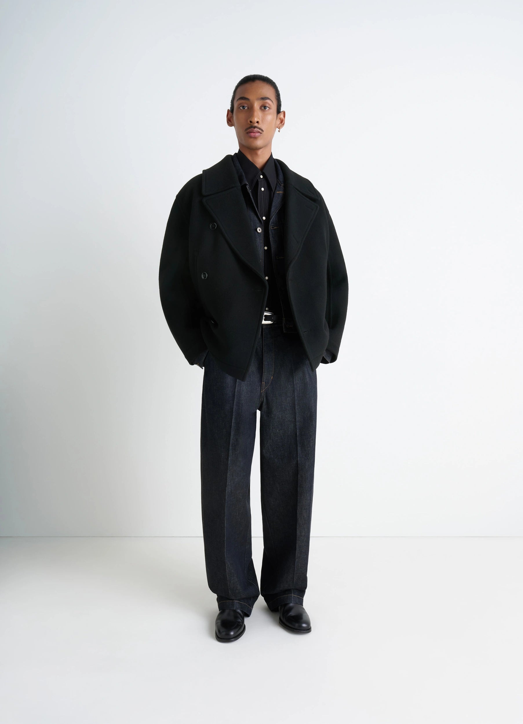 BOXY PEACOAT - 3