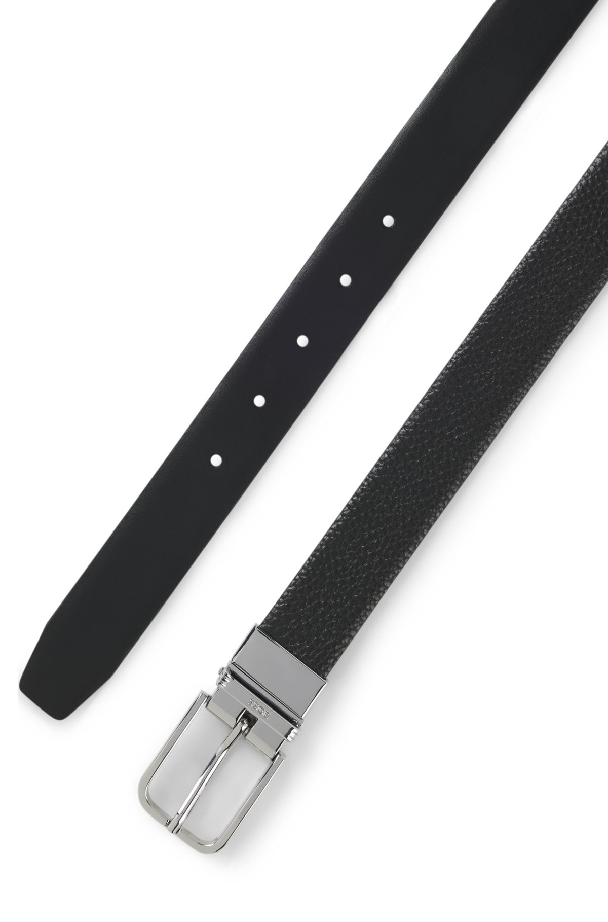 REVERSIBLE BELT IN ITALIAN LEATHER - 2
