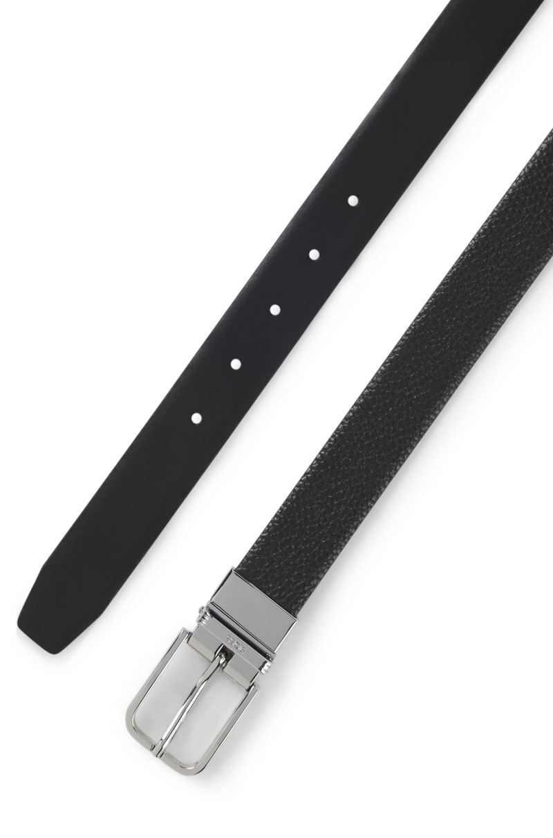 BOSS REVERSIBLE BELT IN ITALIAN LEATHER outlook
