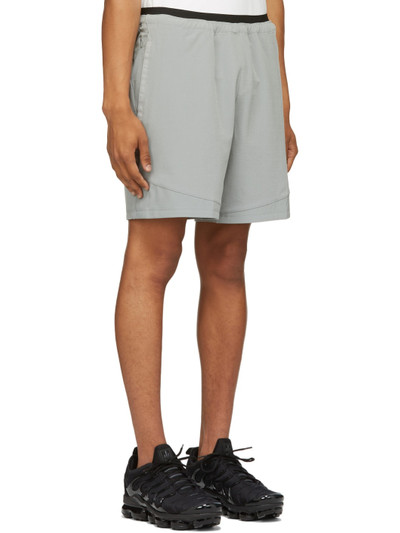 Nike Grey & Black Dri-FIT Pro Rep Shorts outlook