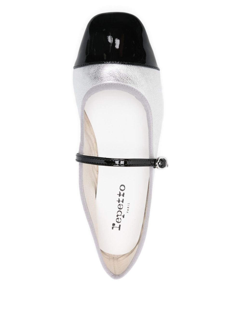cap-toe ankle-strap ballet flats - 4