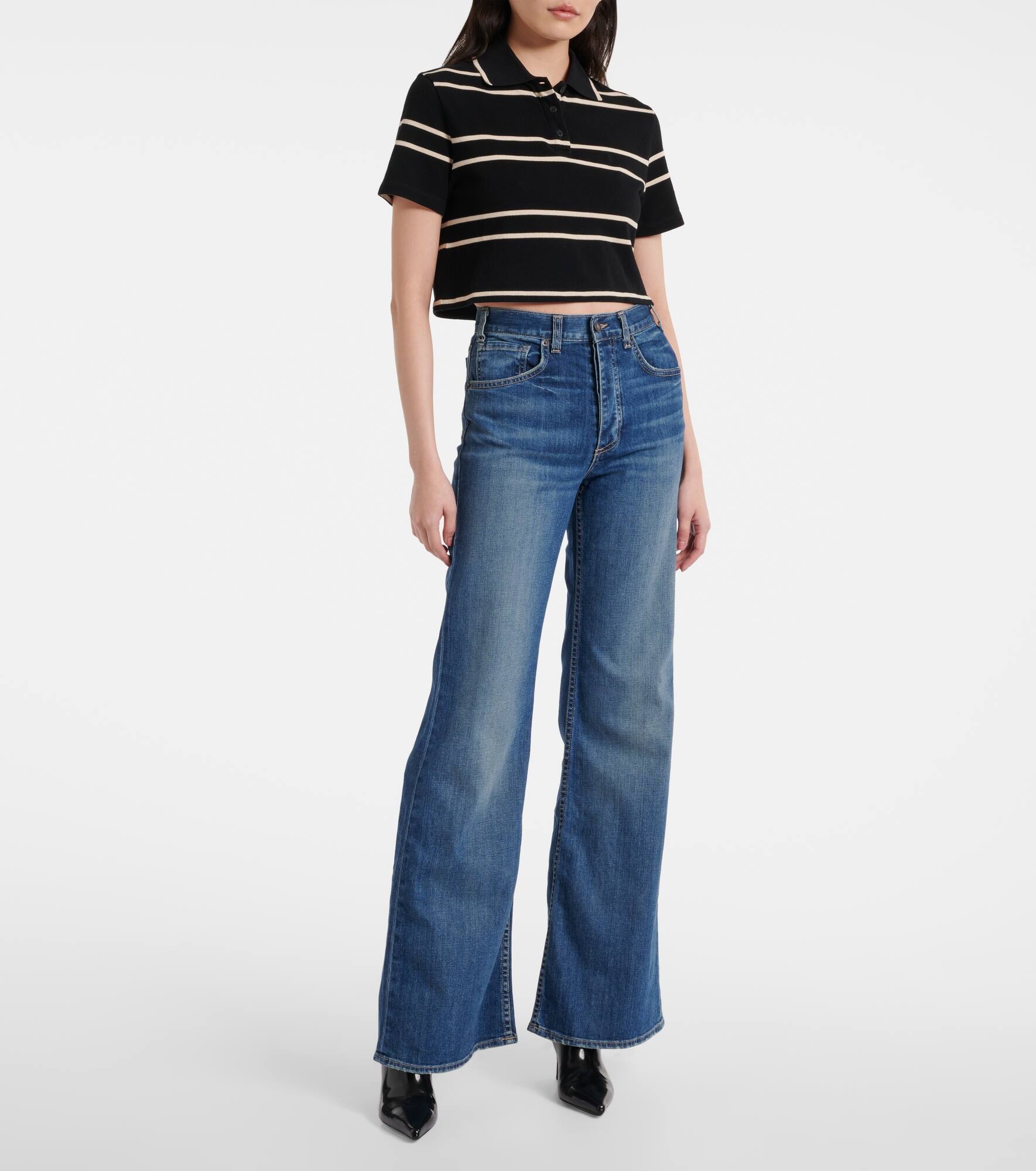Terrell high-rise bootcut jeans - 7