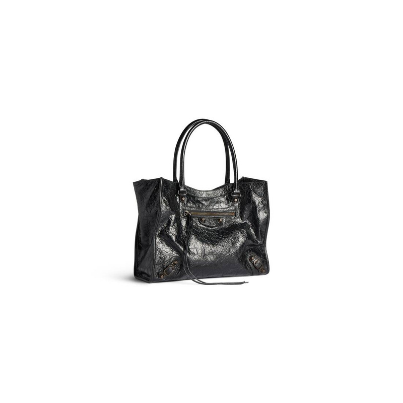 BALENCIAGA Women's Le City Tote Bag Small in Black outlook