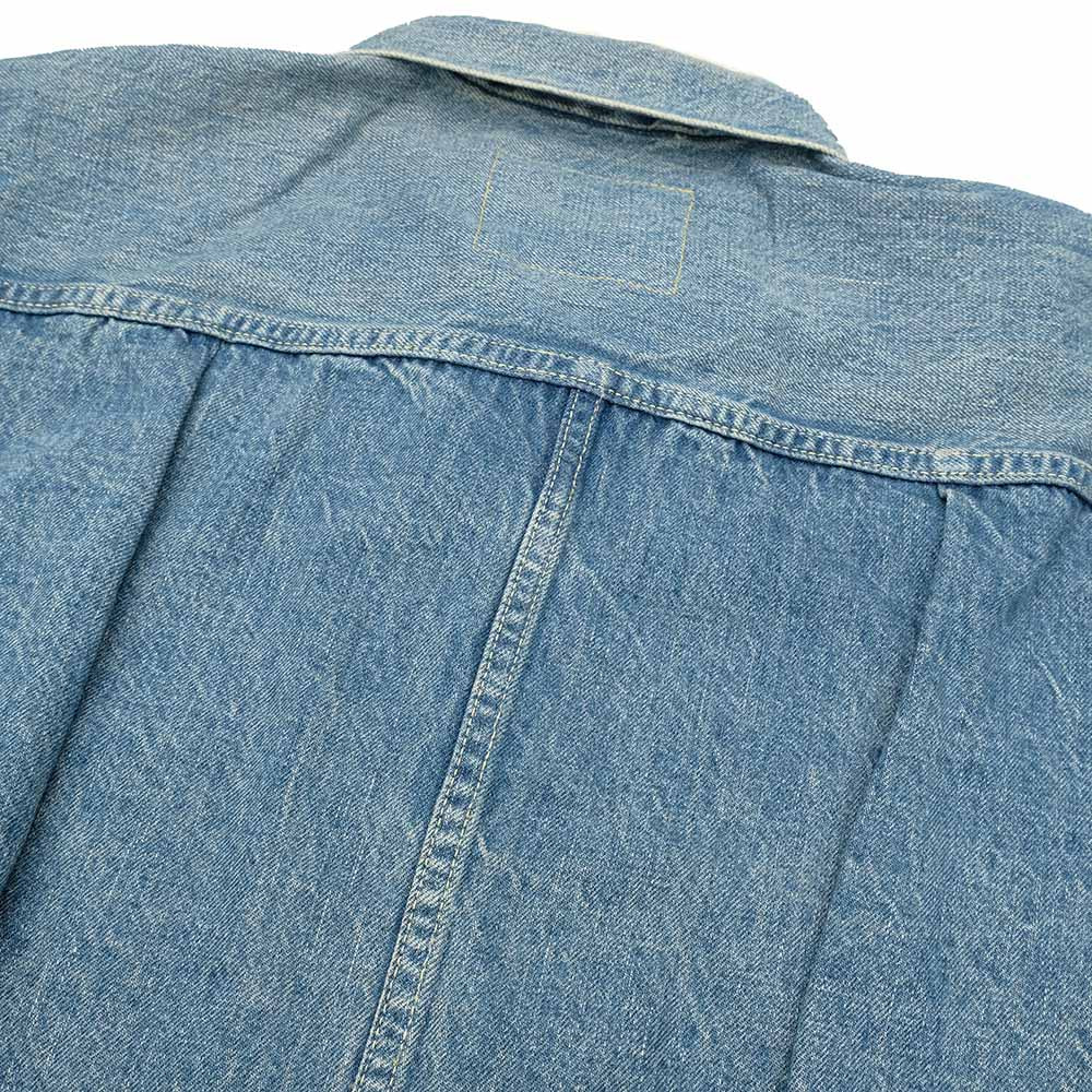 12oz DENIM WW2 MODEL JACKET - USED BLUE - RN29373246 - 7