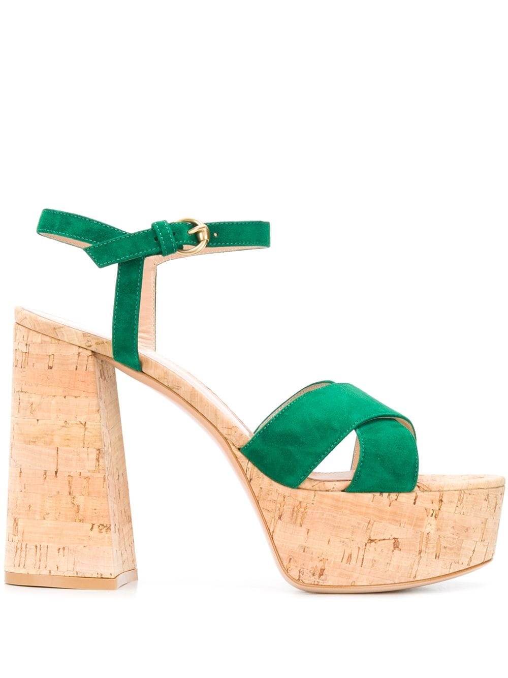 platform open-toe sandals - 1