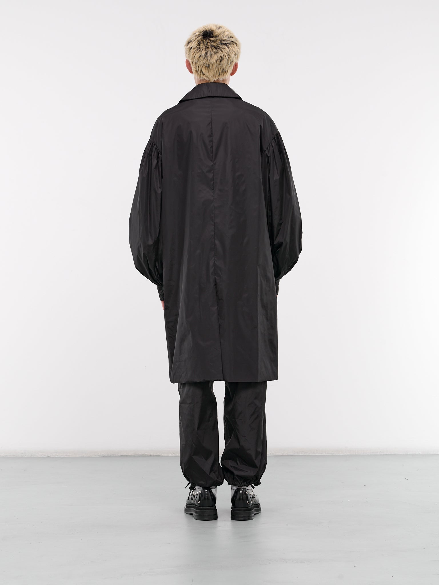 Puff Sleeve Utility Coat - 3