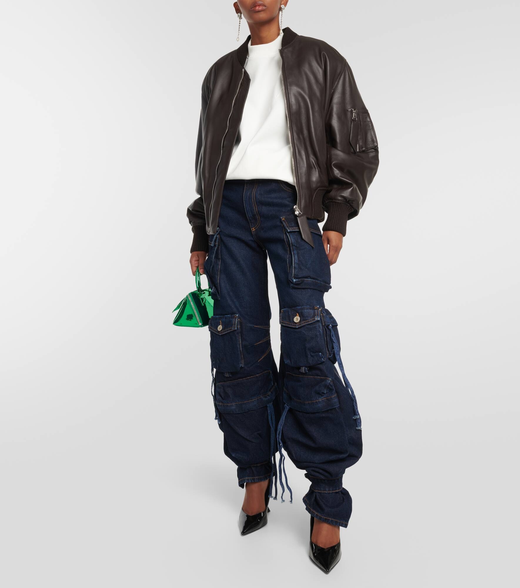 Fern denim cargo pants - 2
