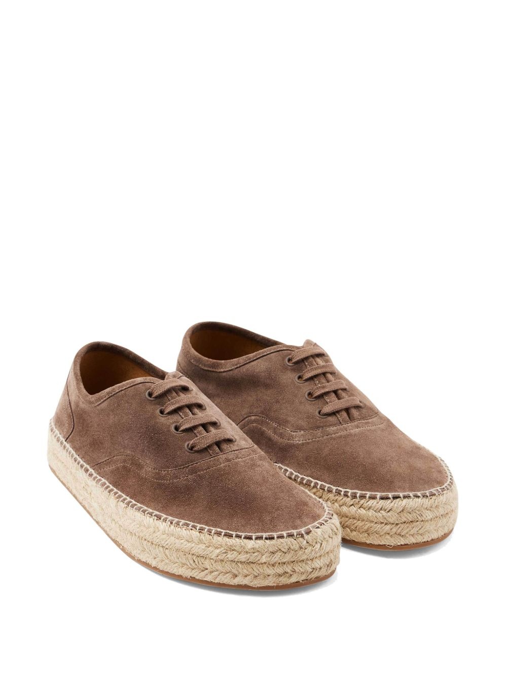 lace-up platform sneakers - 2