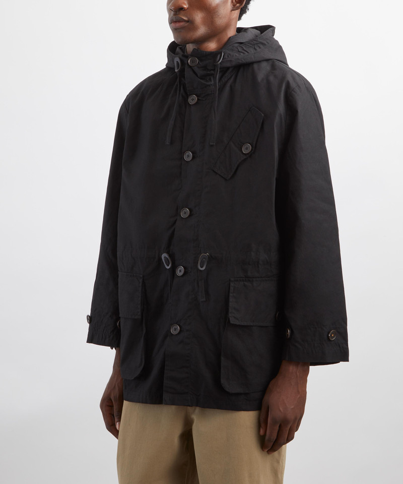 Universal Works Scottish Wax Boston Parka Jacket outlook