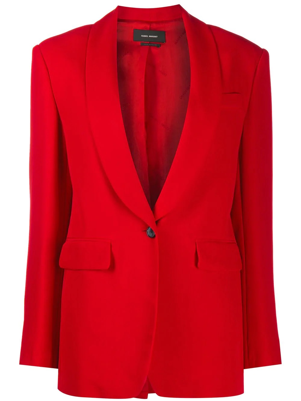 shawl-lapel tailored blazer - 1