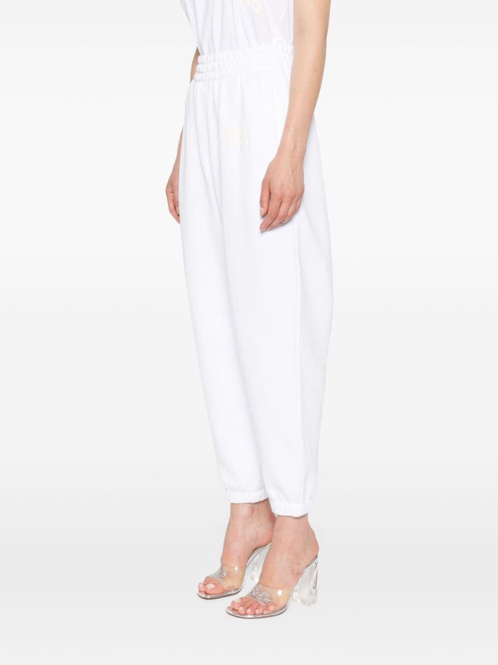 logo-print cotton track pants - 3
