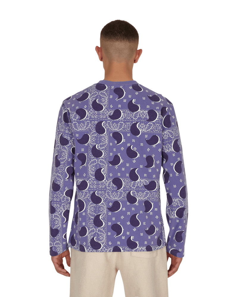 AWAKE NY Big Paisley Longsleeve T-Shirt Blue outlook