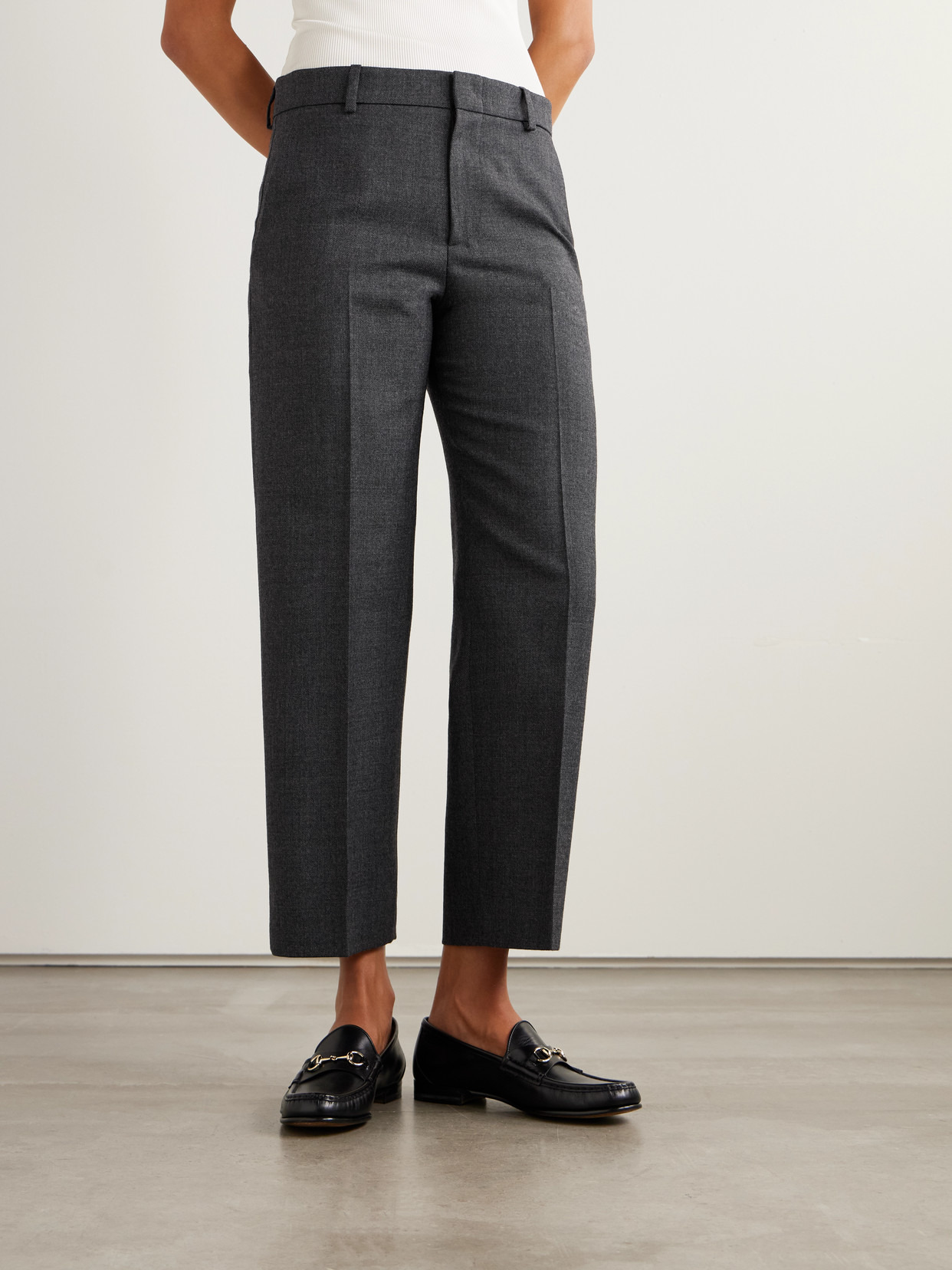 Pleated Wool-twill Pants - 4