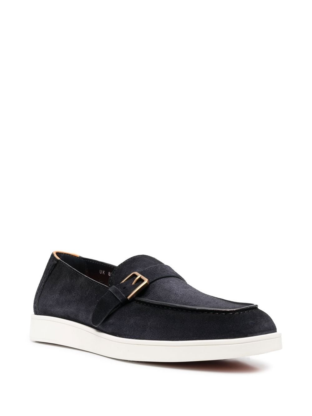 buckle-detail suede loafers - 2