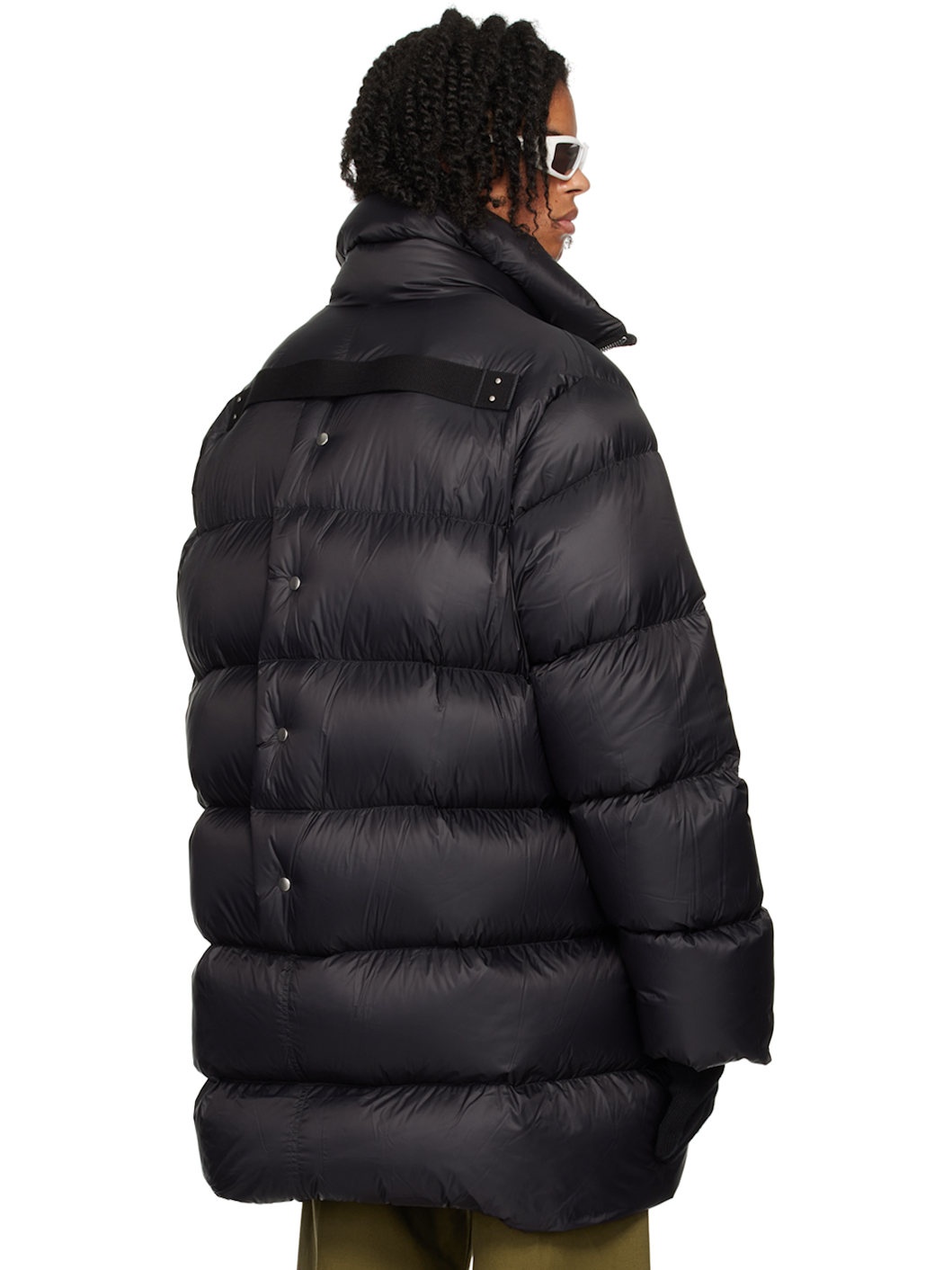 Black Porterville Turtle Down Coat - 3