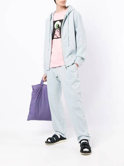 Suicoke cotton jersey zip up hoodie outlook