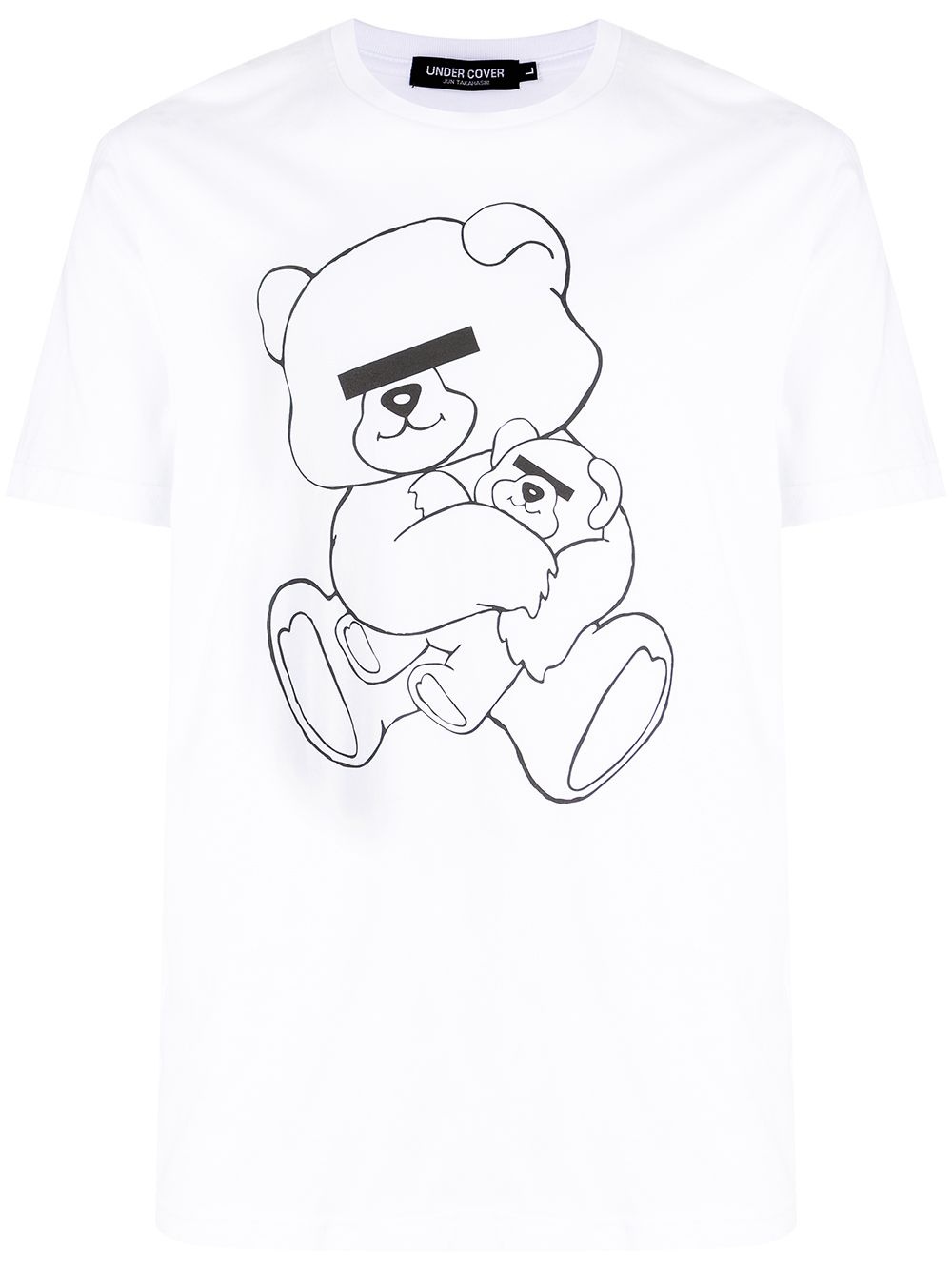 teddy bear print T-shirt - 1