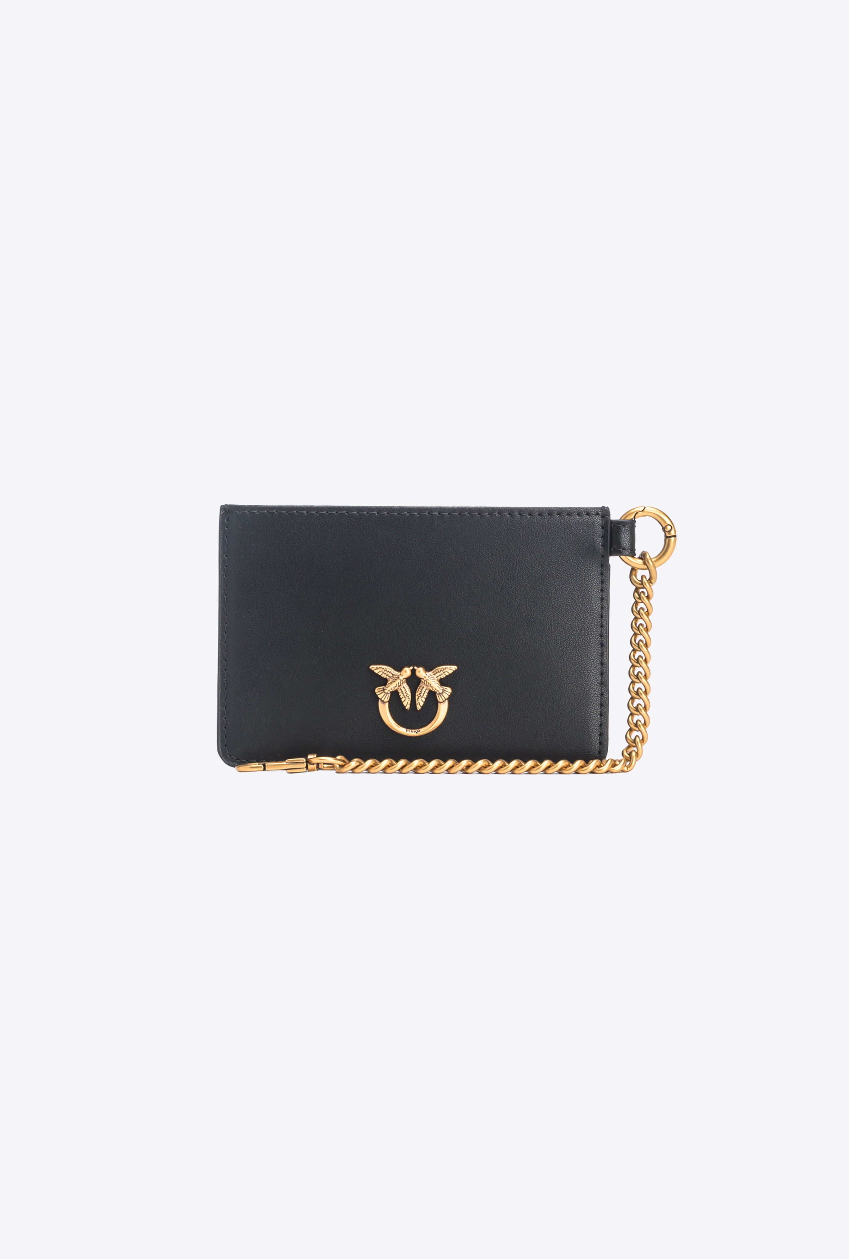 LEATHER CARD HOLDER WITH CHAIN - 1