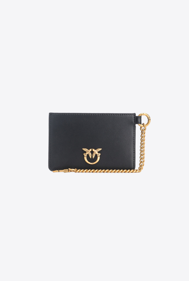 LEATHER CARD HOLDER WITH CHAIN 1