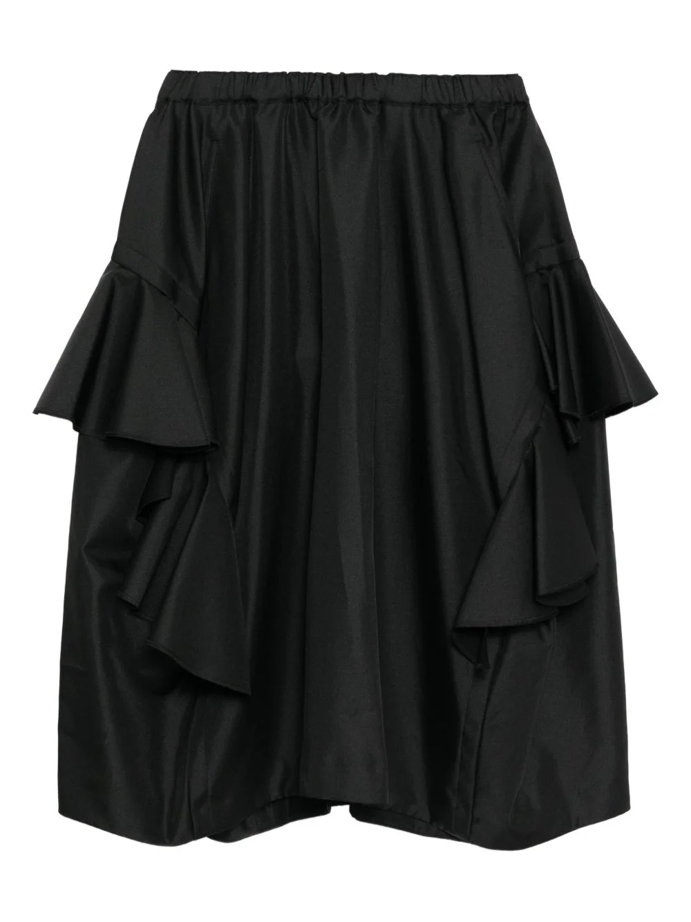 ruffled midi skirt - 1