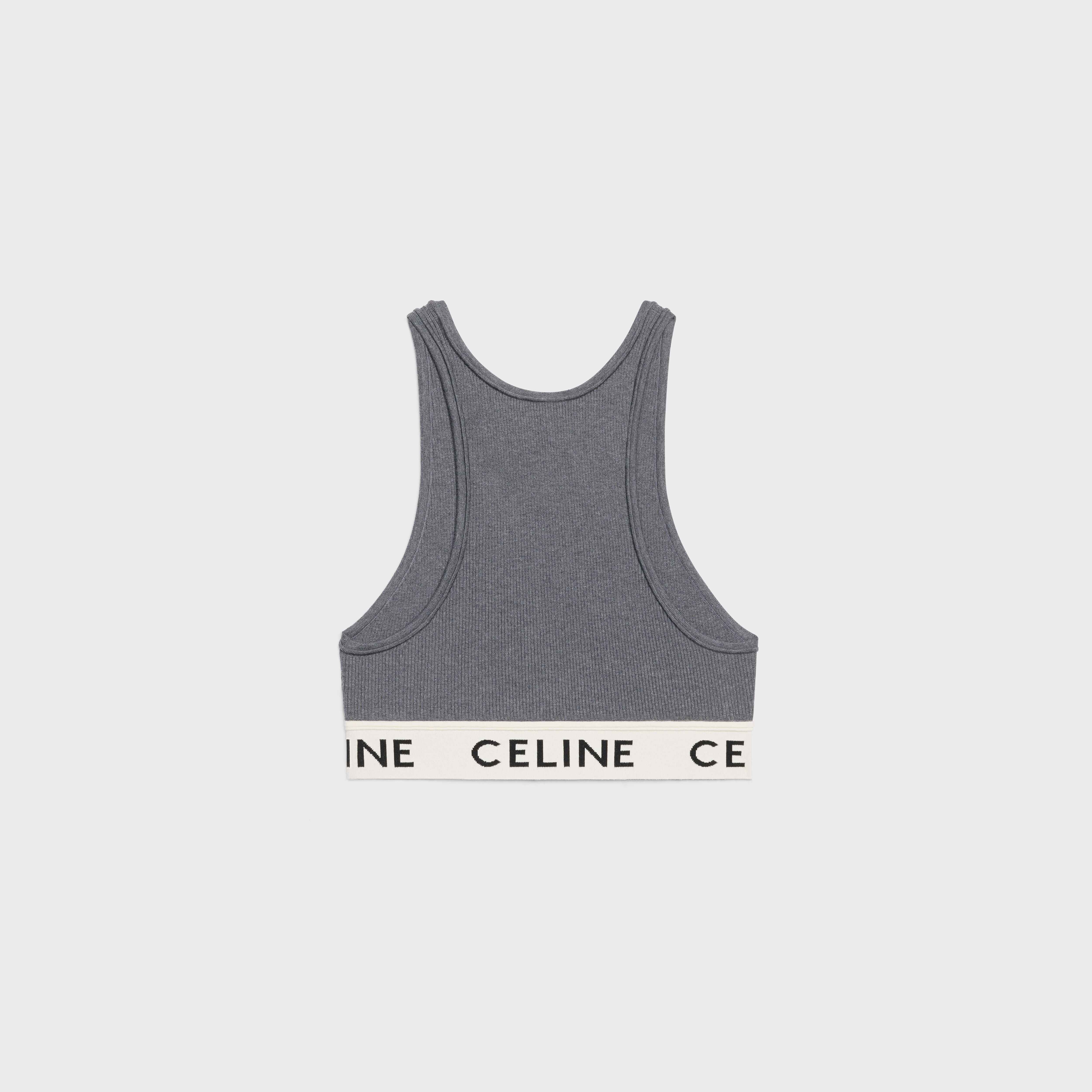 CELINE ATHLETIC KNIT BRA TOP - 2