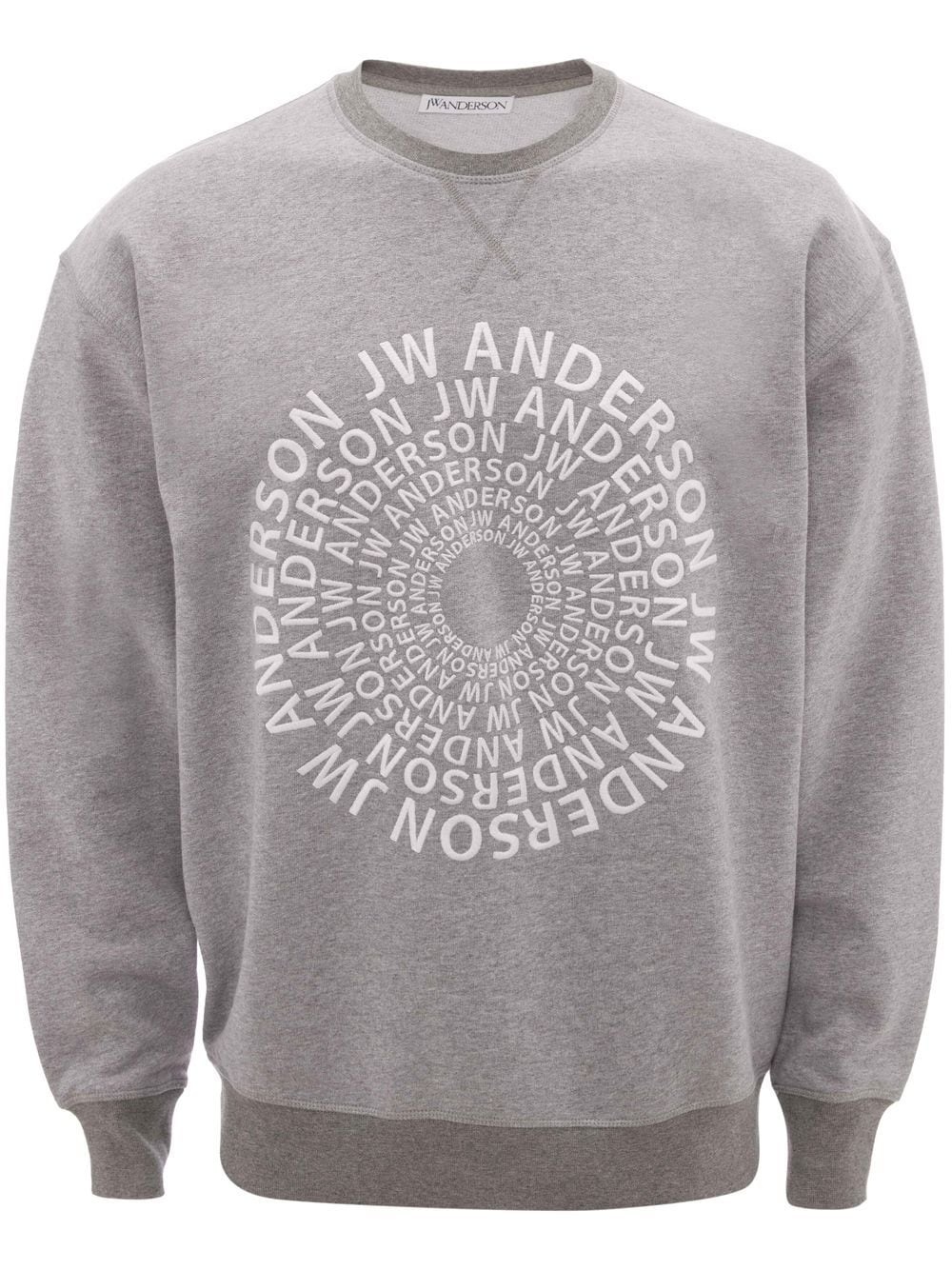 Swirl logo-embroidered sweatshirt - 1