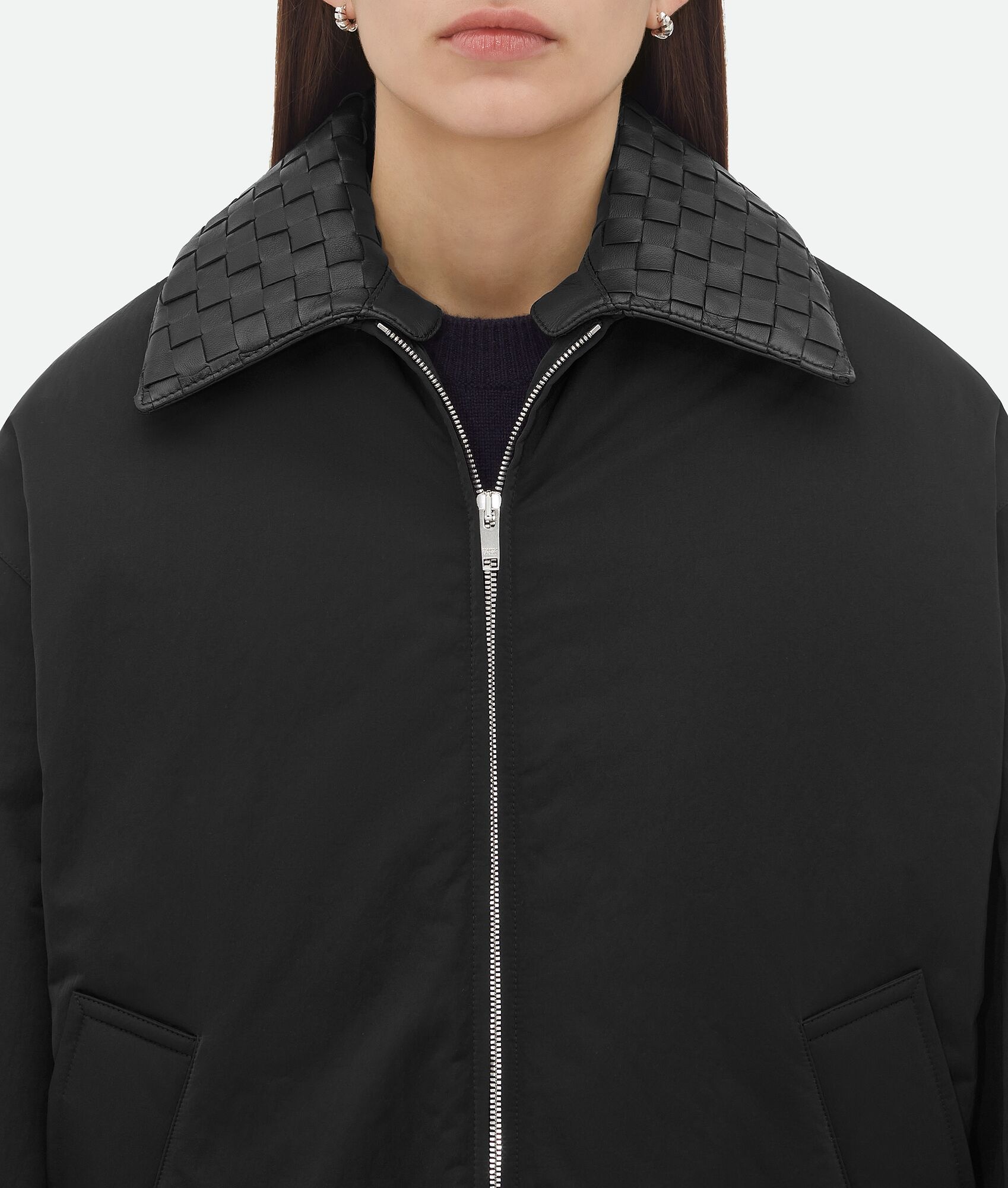 ＊BOTTEGA VENETA＊ テックナイロンブルゾン 関税・送料込み Bottega Veneta Tech Nylon Blouson in Black | FWRD
