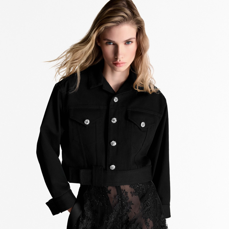 Louis Vuitton Jewel Button Denim Jacket outlook