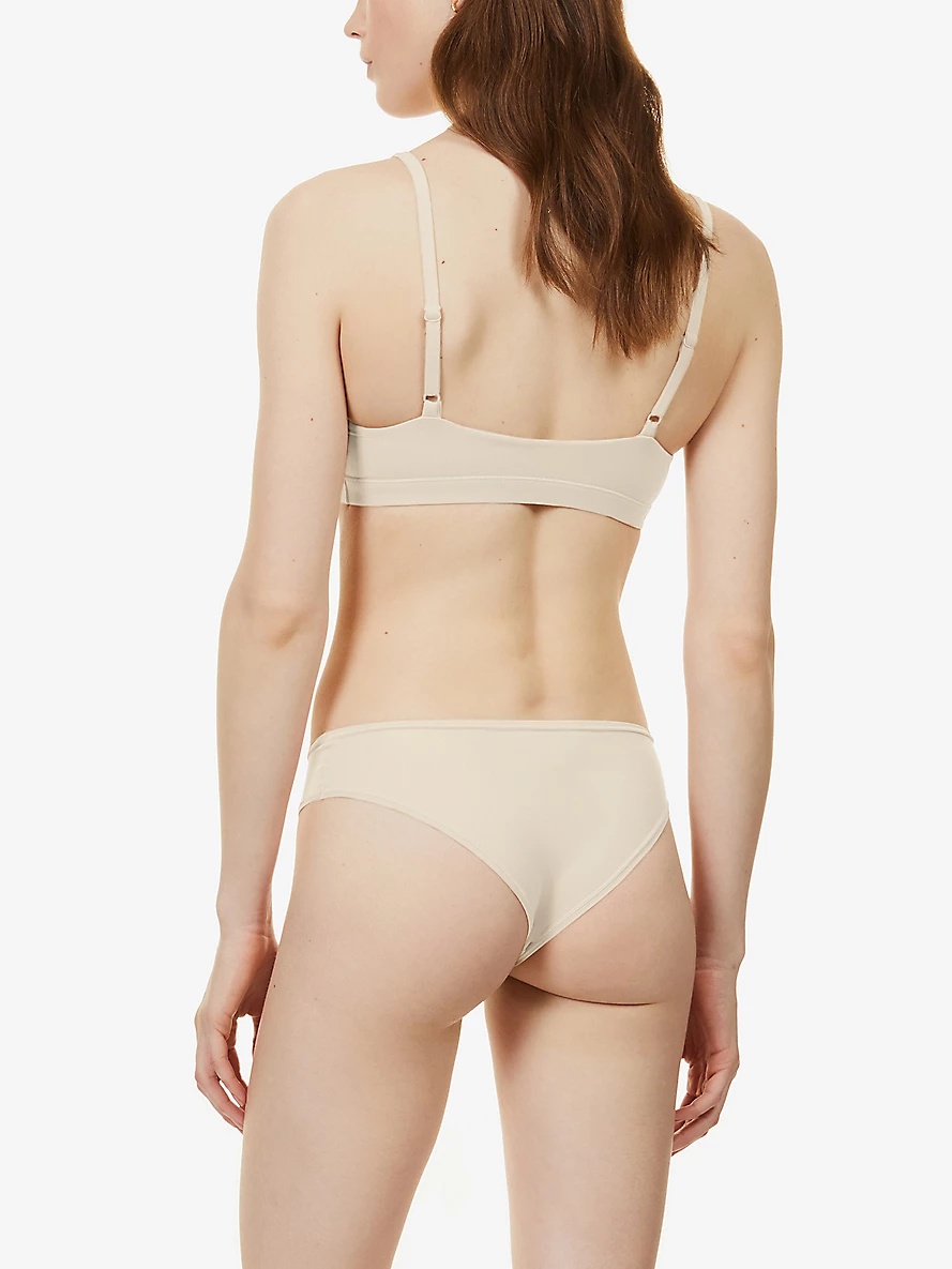 Fits Everybody scooped stretch-woven bra - 4