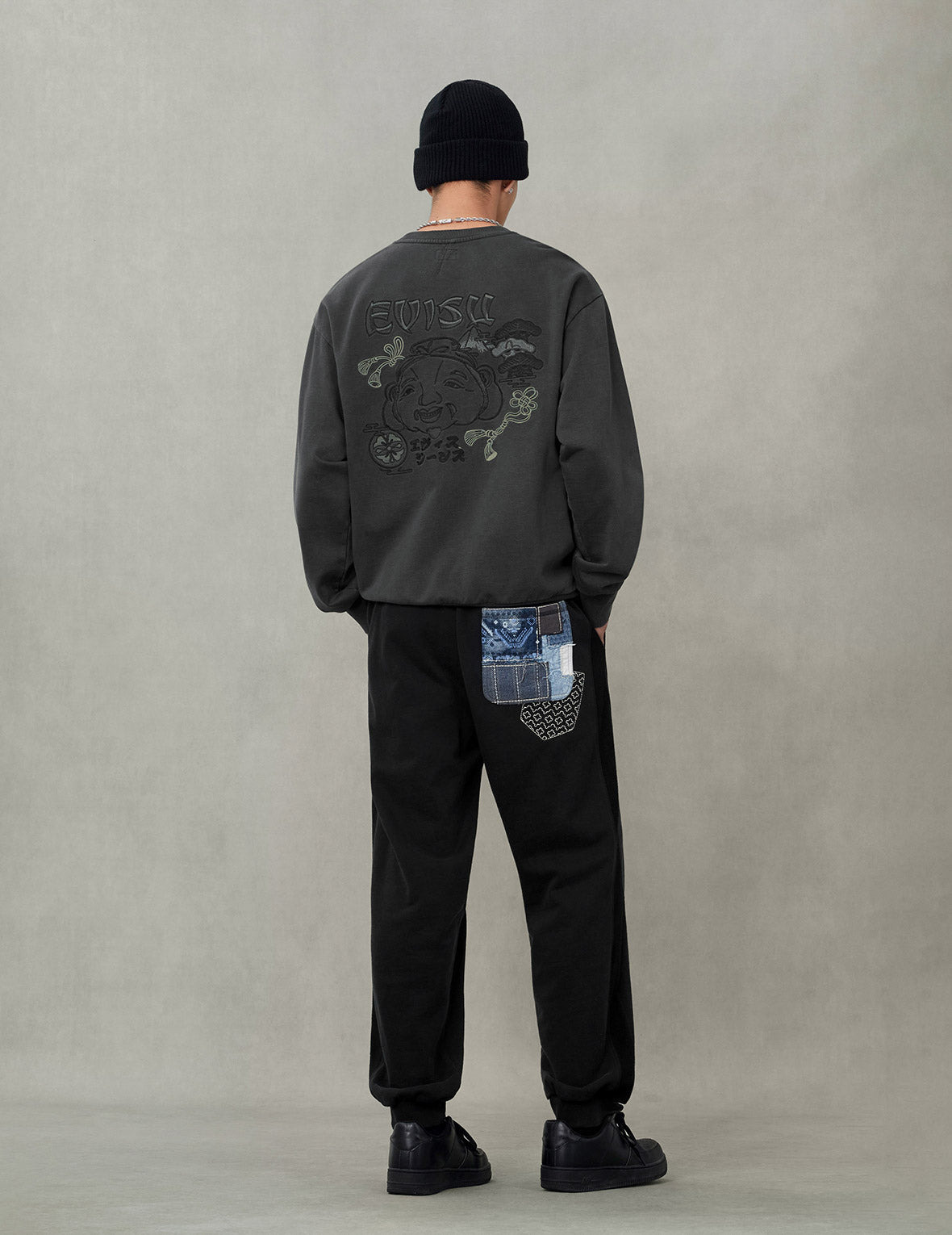 Godhead and Logo Embroidery Relax Fit Sweatshirt - 6