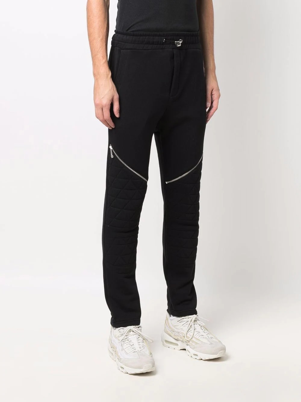 logo zip-detail track trousers - 3