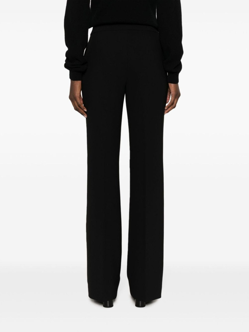 pressed-crease button-fastening tailored trousers 4
