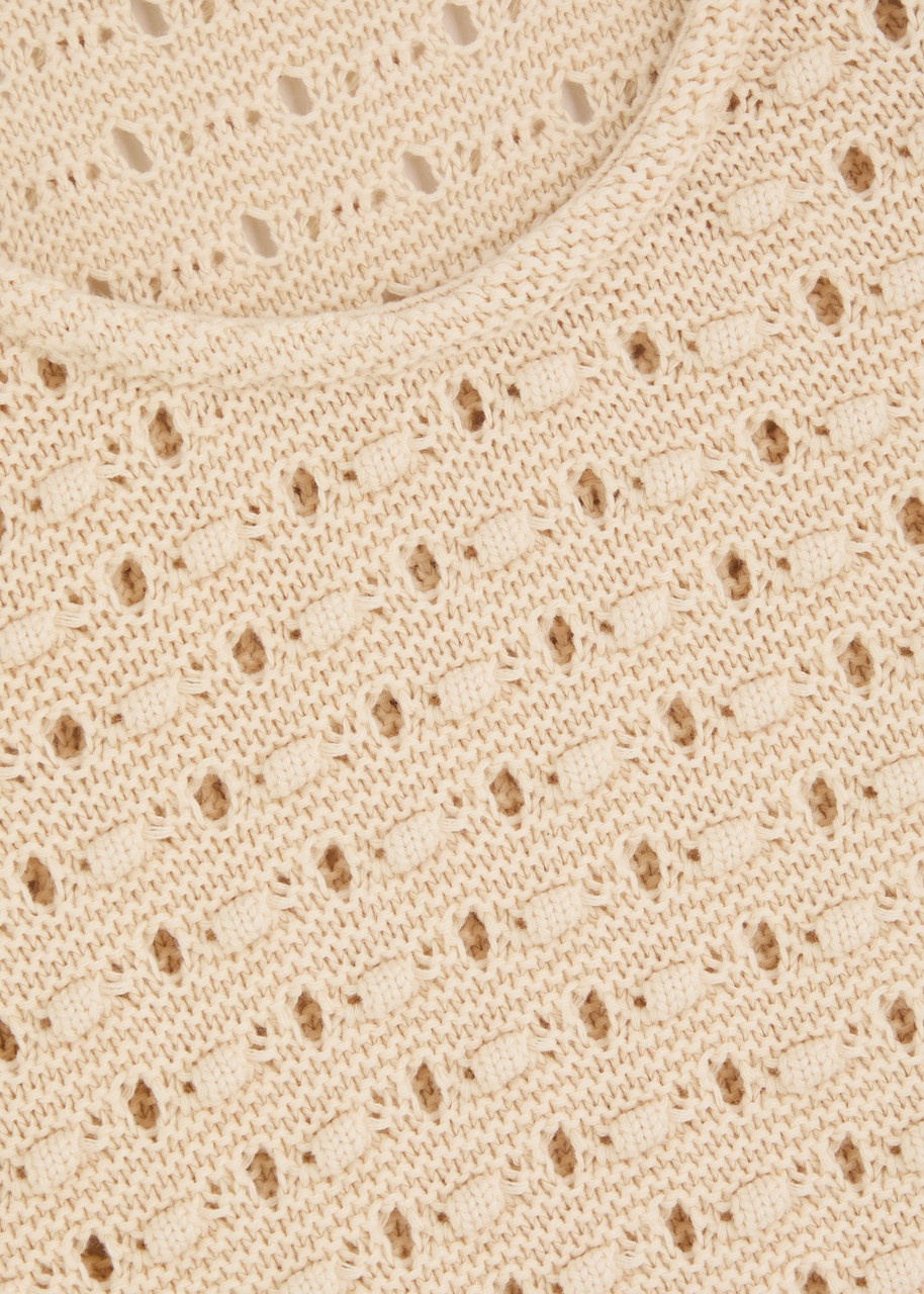 Frame The Bauble Open-knit Tank - 5