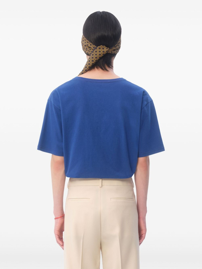 Chez Valentino-print T-shirt 4