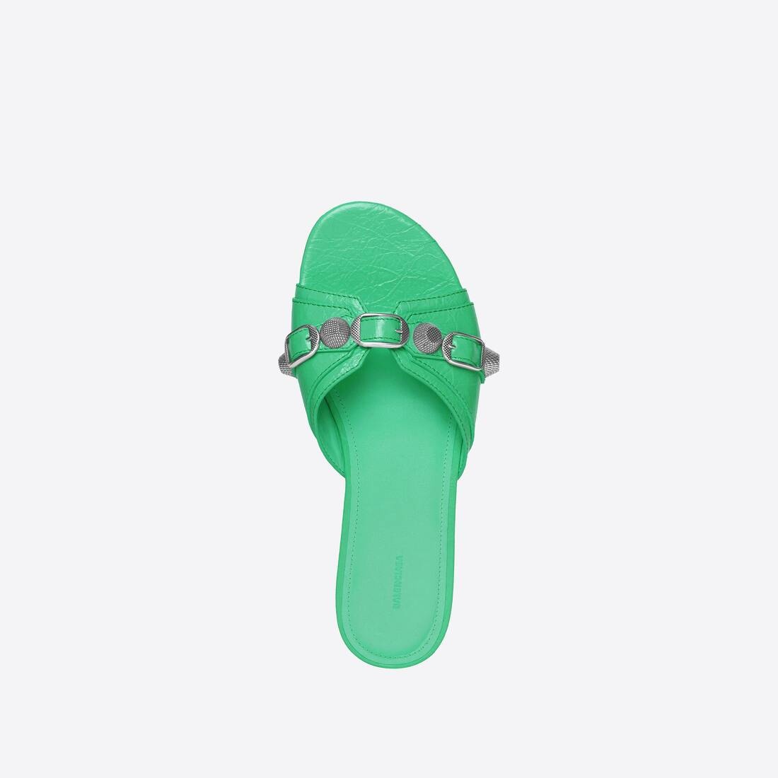 Women's Cagole Sandal in Green - 5