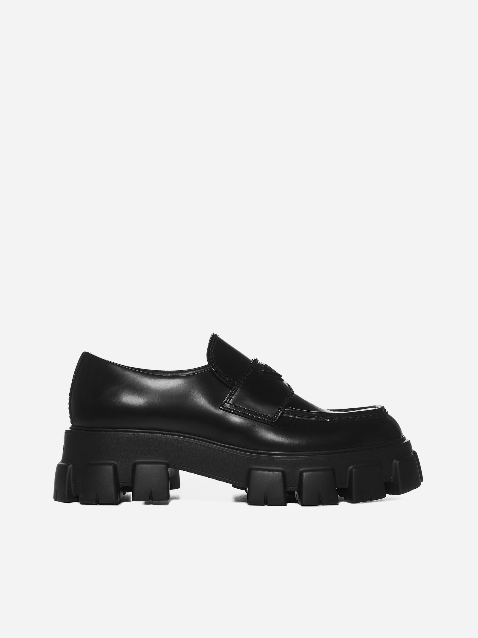 Monolith leather loafers - 1