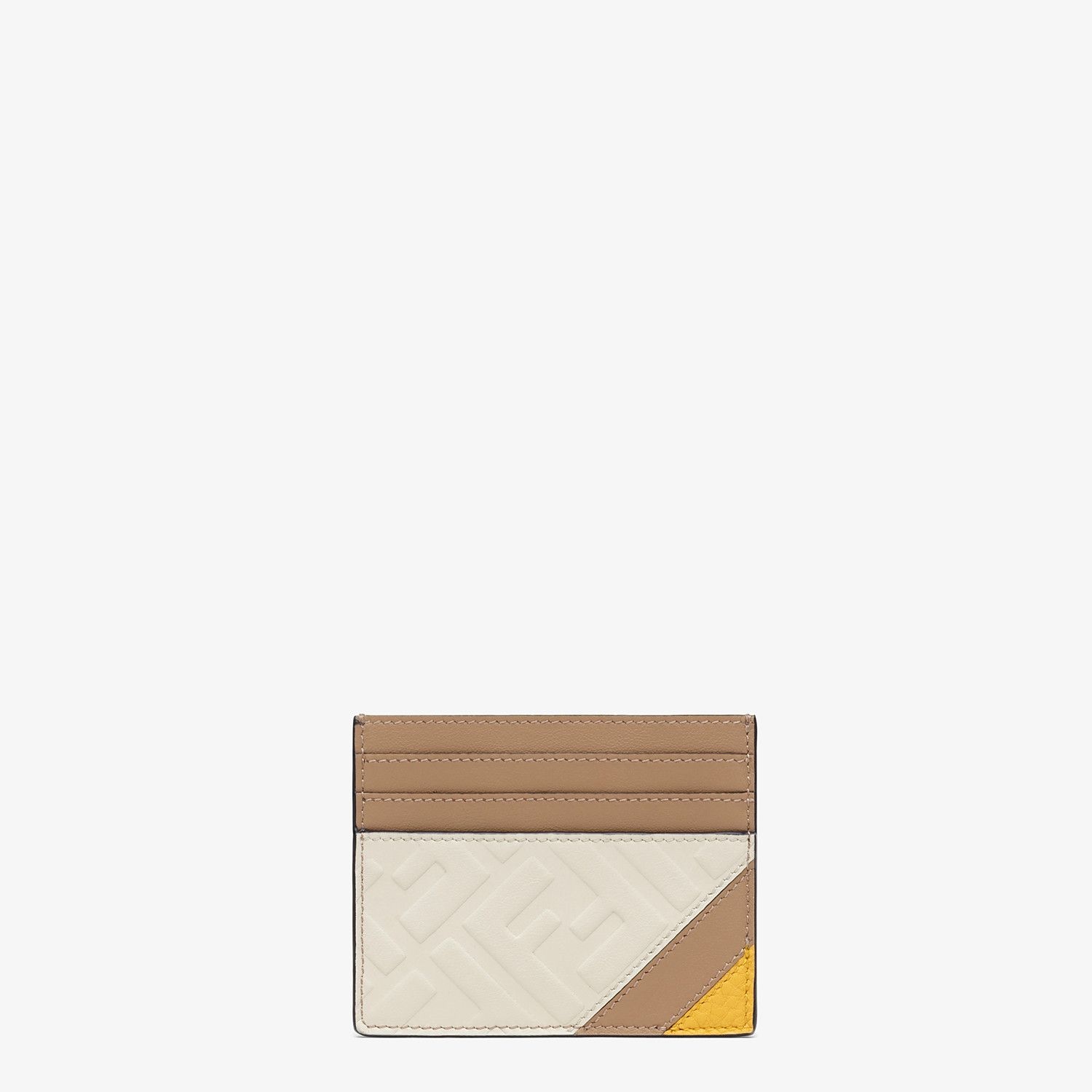 White leather card holder - 1