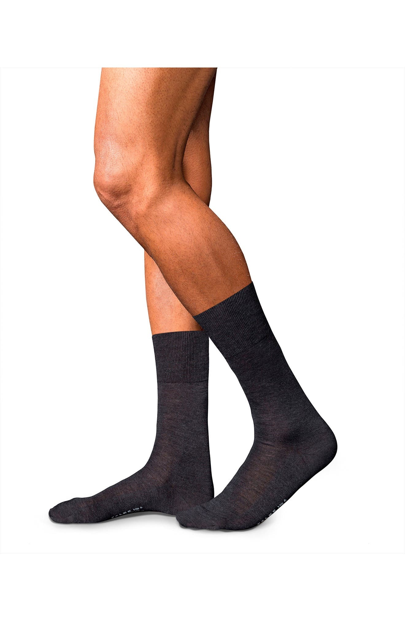 No. 6 Merino Wool Blend Dress Socks - 1