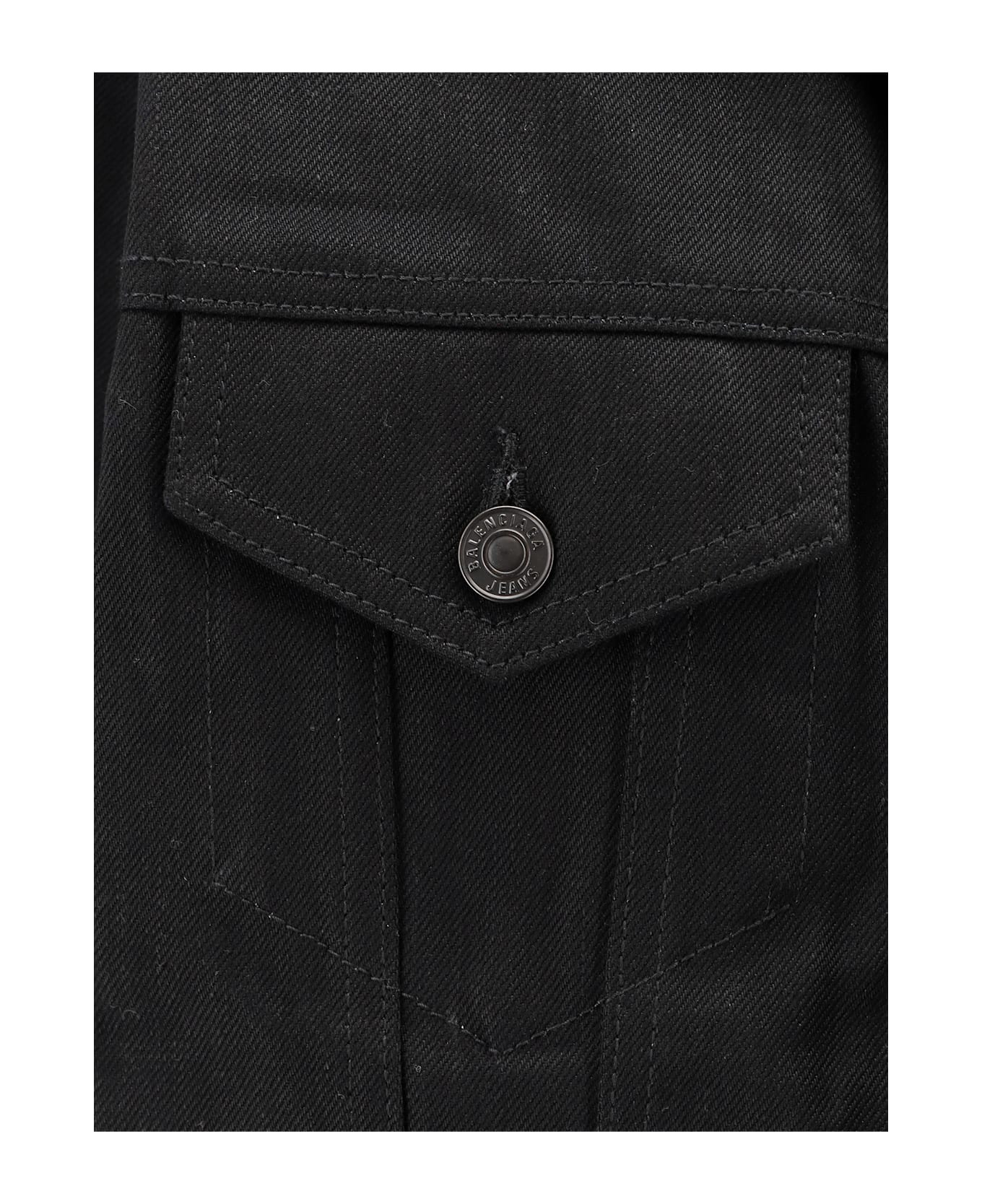 Standing Denim Jacket - 3