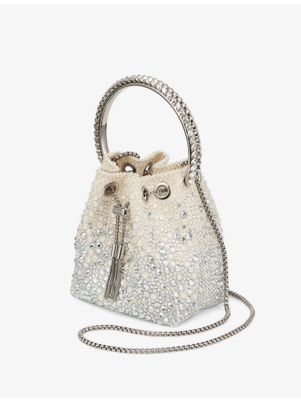 Bon Bon Gem-Embellished Woven Cross-Body Bag - 5