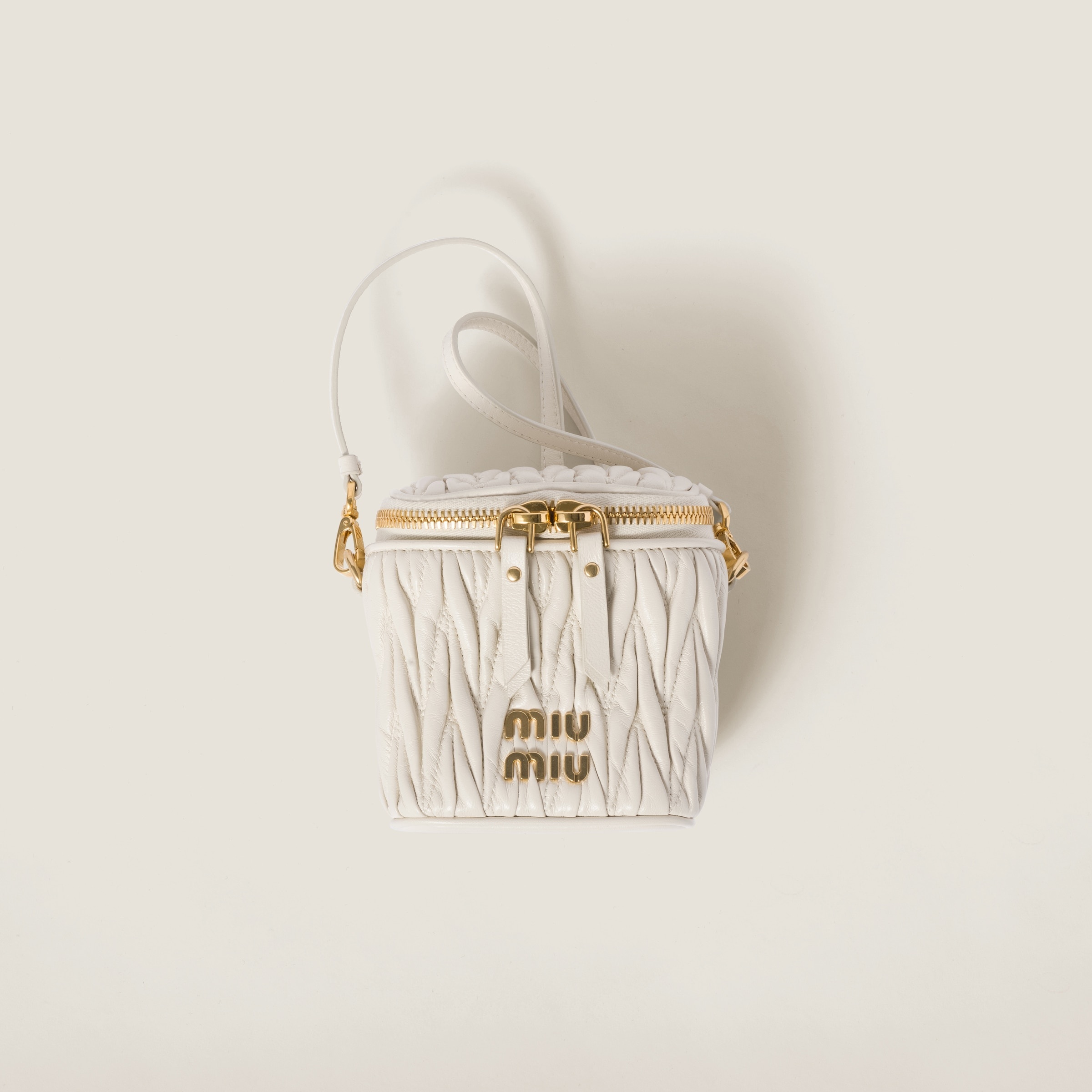 Miu Miu Matelassé nappa leather micro bag | REVERSIBLE