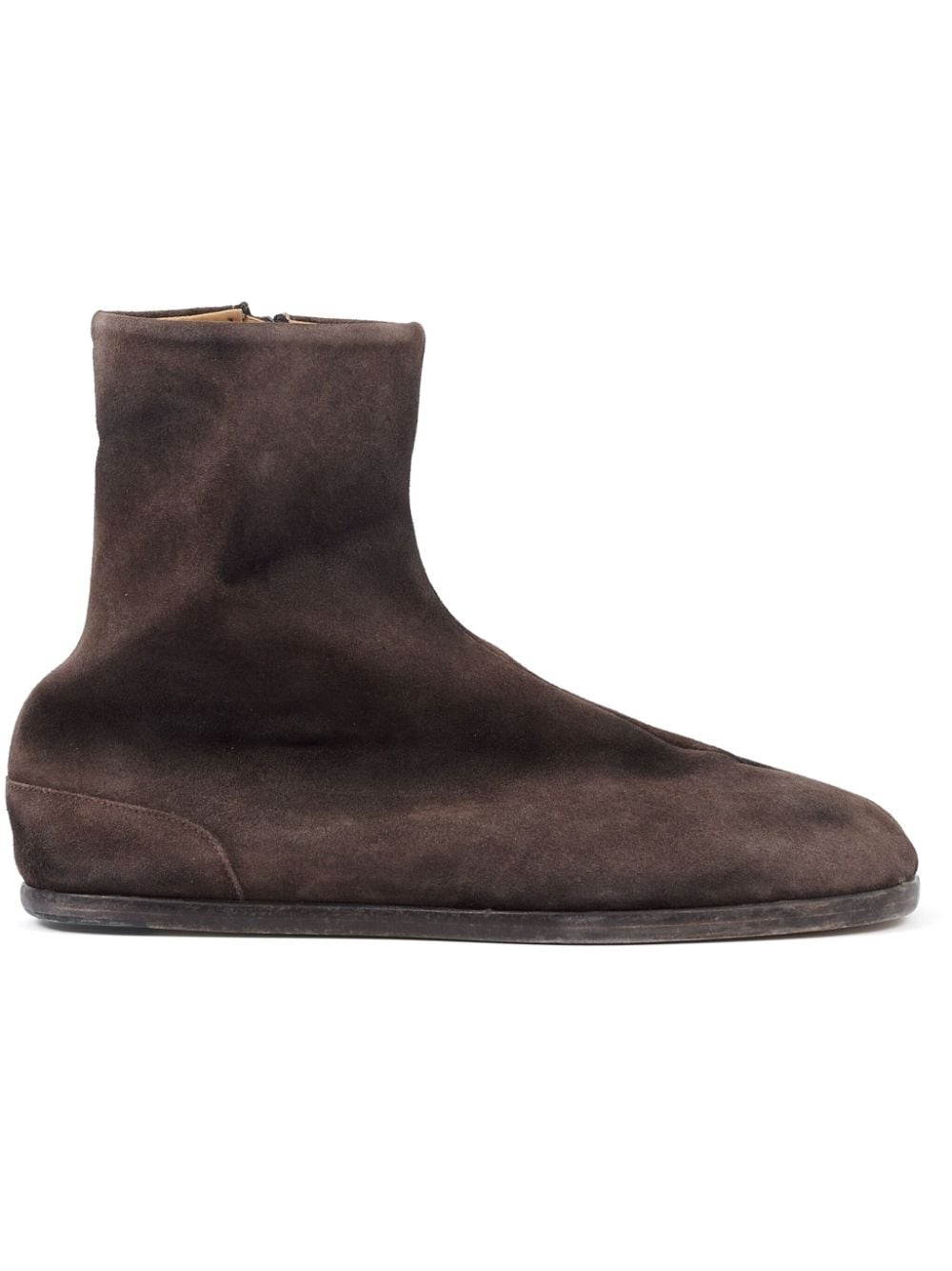 Tabi flat suede boots - 1