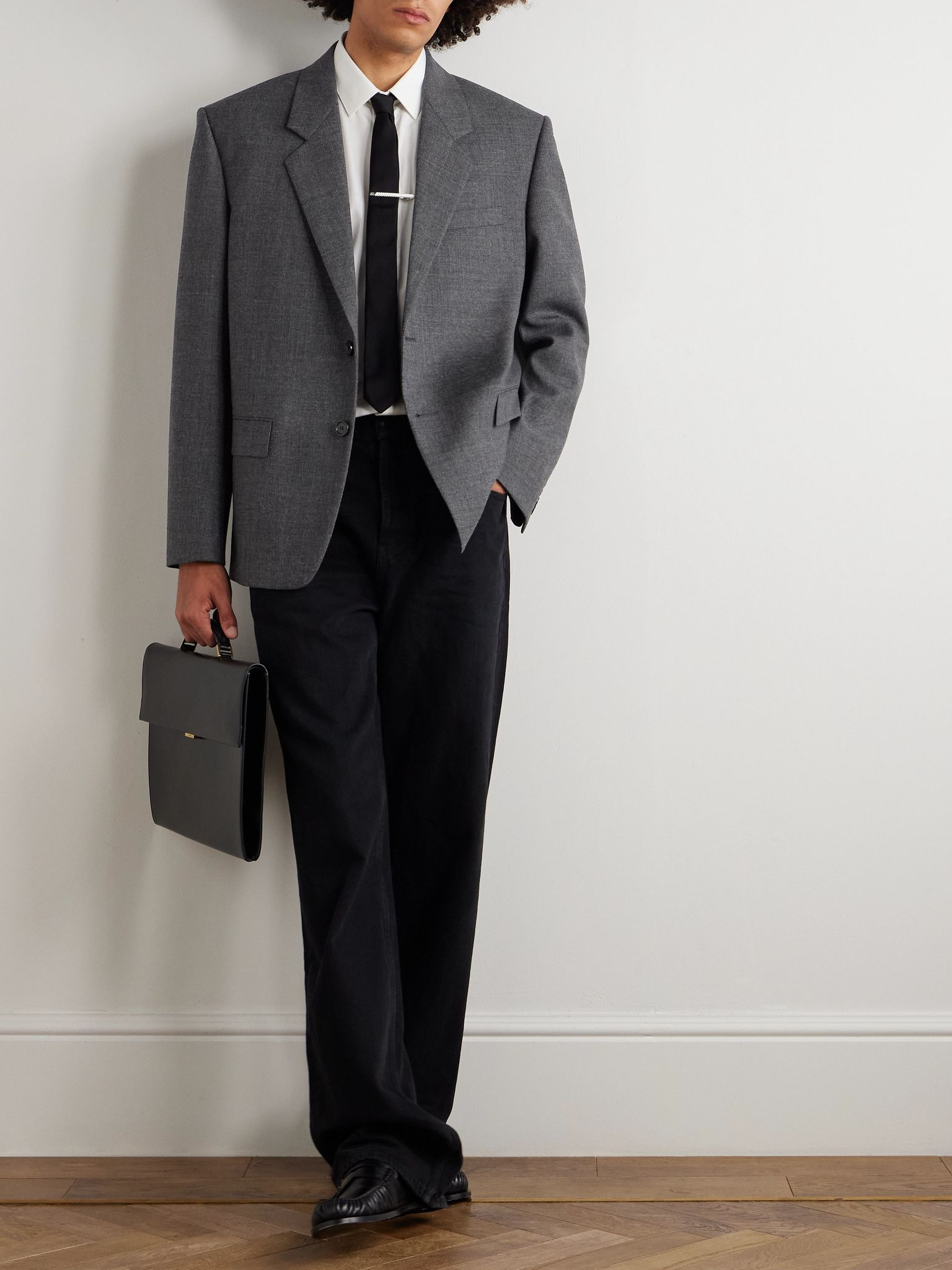 Wool Blazer Gray - 2